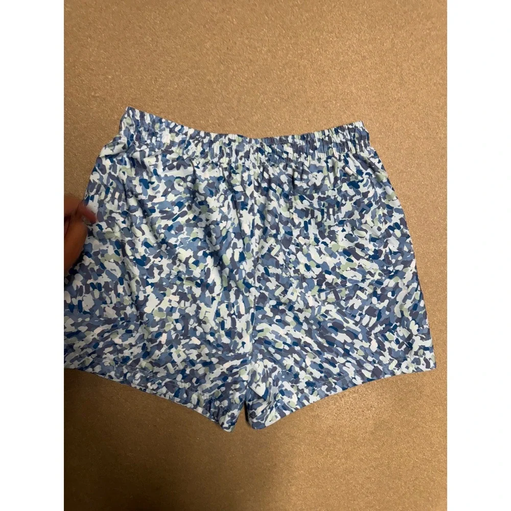Nike Jordan Men's Size XL All Over Print‎ Mesh Lined Athletic Shorts Blue Green